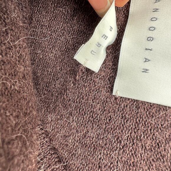 Lauren Manoogian Base Crewneck Sweater Long Sleeve Soil Brown Size 3 Large NWT - Picture 14 of 16